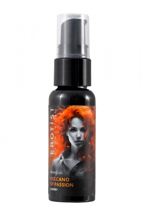 Гель с эффектом вибрации Volcano Of Passion со вкусом вишни - 25 мл. - Erotist Lubricants - купить с доставкой в Сыктывкаре