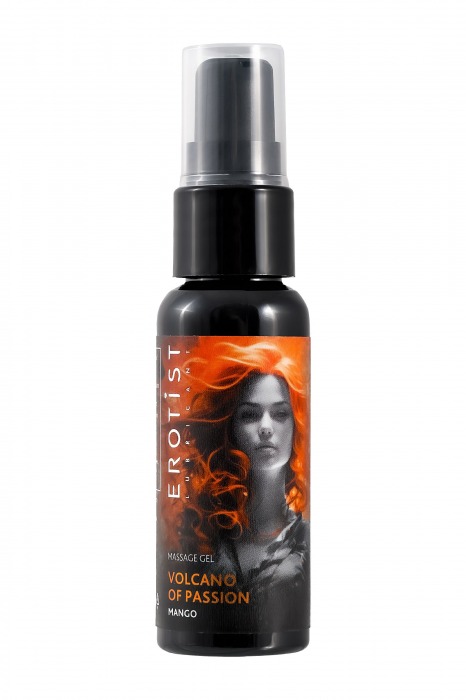 Гель с эффектом вибрации Volcano Of Passion со вкусом манго - 25 мл. - Erotist Lubricants - купить с доставкой в Сыктывкаре