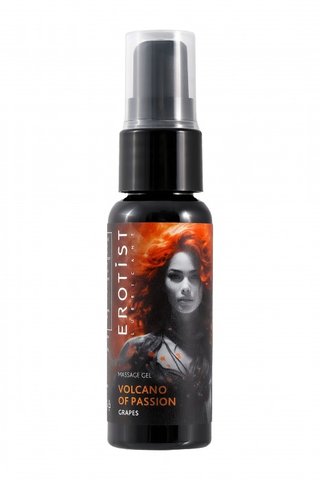 Гель с эффектом вибрации Volcano Of Passion со вкусом винограда - 25 мл. - Erotist Lubricants - купить с доставкой в Сыктывкаре