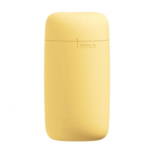 Желтый мастурбатор Tenga Puffy - Tenga - в Сыктывкаре купить с доставкой