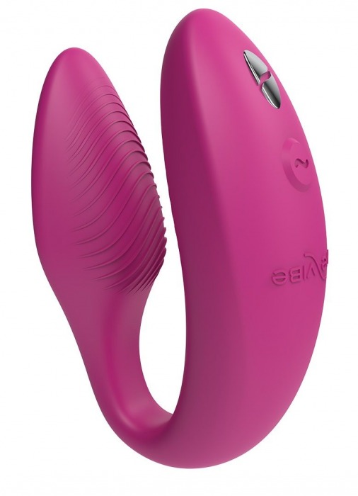 Розовый U-образный вибратор для пар We-Vibe Sync 2 - We-vibe