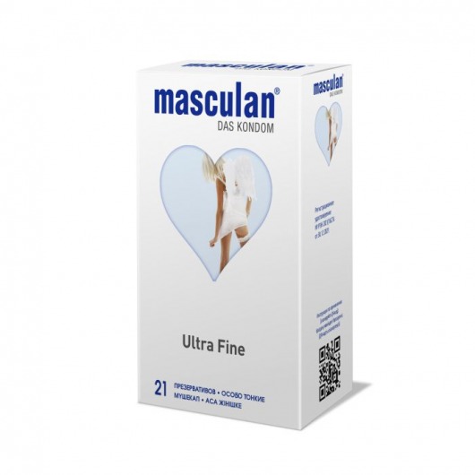 Особо тонкие презервативы Masculan Ultra Fine - 21 шт. - Masculan - купить с доставкой в Сыктывкаре