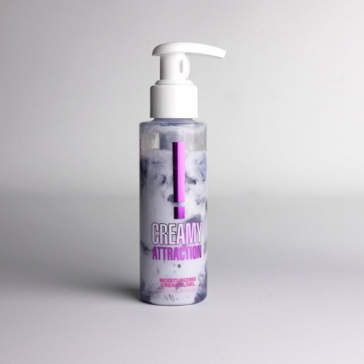 Увлажняющий крем-гель для тела с ароматом ежевики Creamy Attraction Blackberry - 100 мл. - INTT - купить с доставкой в Сыктывкаре