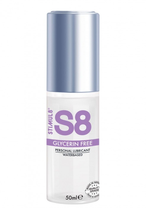 Лубрикант на водной основе S8 Glycerin Free без глицерина - 50 мл. - Stimul8 - купить с доставкой в Сыктывкаре