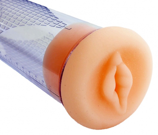 Телесный уплотнитель для вакуумной помпы в виде вагины - Boys of Toys - в Сыктывкаре купить с доставкой