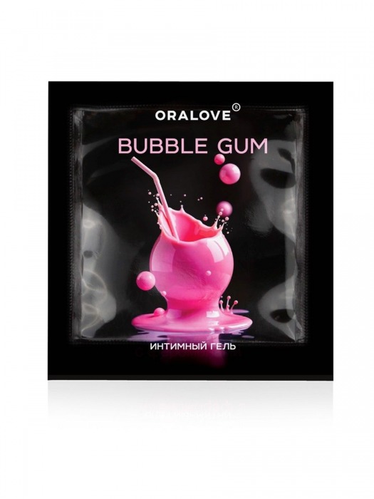 Саше съедобной оральной смазки OraLove с ароматом бабл-гам - 3 гр. - Биоритм - купить с доставкой в Сыктывкаре