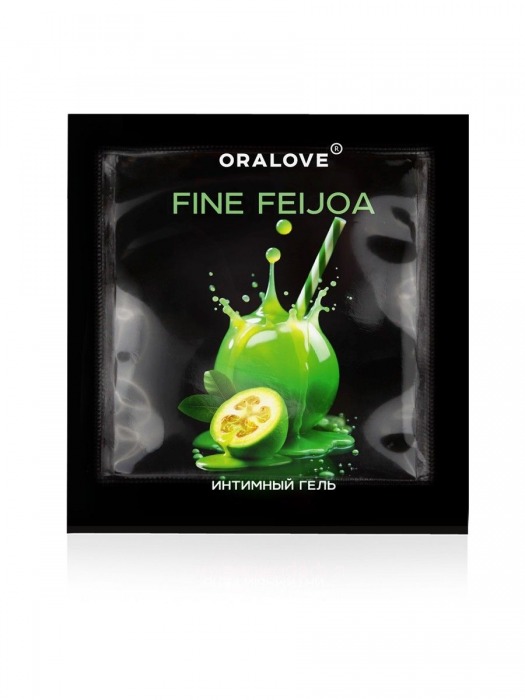 Саше съедобной оральной смазки OraLove с ароматом фейхоа - 3 гр. - Биоритм - купить с доставкой в Сыктывкаре