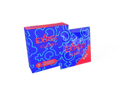 Презервативы увеличенного размера Expert Classic XXL - 3 шт. - Expert - купить с доставкой в Сыктывкаре