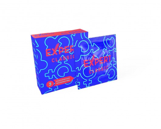 Классические презервативы Expert Classic - 3 шт. - Expert - купить с доставкой в Сыктывкаре