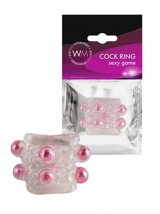 Прозрачная насадка на пенис с цветными шариками - Erowoman-Eroman - в Сыктывкаре купить с доставкой