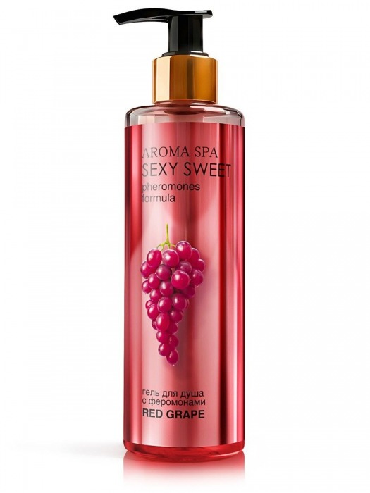 Гель для душа с феромонами и ароматом винограда Red Grape - 200 мл. -  - Магазин феромонов в Сыктывкаре