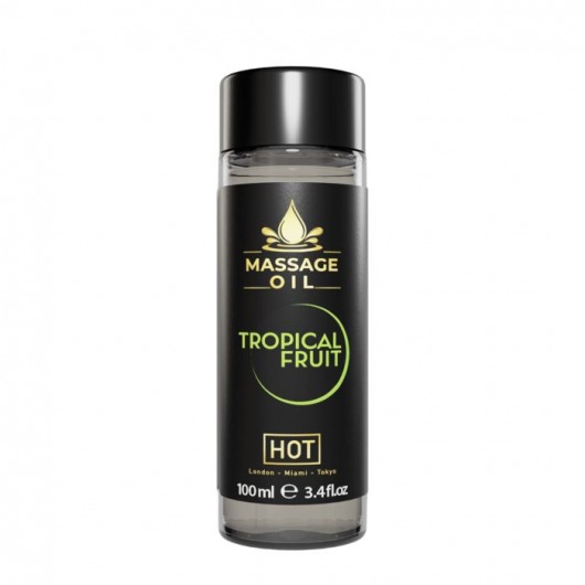 Массажное масло c ароматом тропических фруктов Massage Oil - 100 мл. - HOT - купить с доставкой в Сыктывкаре