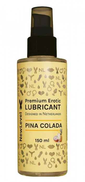 Ароматизированный лубрикант на водной основе NewLevel Pina Colada - 150 мл. - NewLevel - купить с доставкой в Сыктывкаре