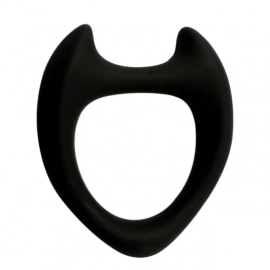 Черное эрекционное кольцо с рожками Wooomy Toro M - Adrien Lastic - в Сыктывкаре купить с доставкой