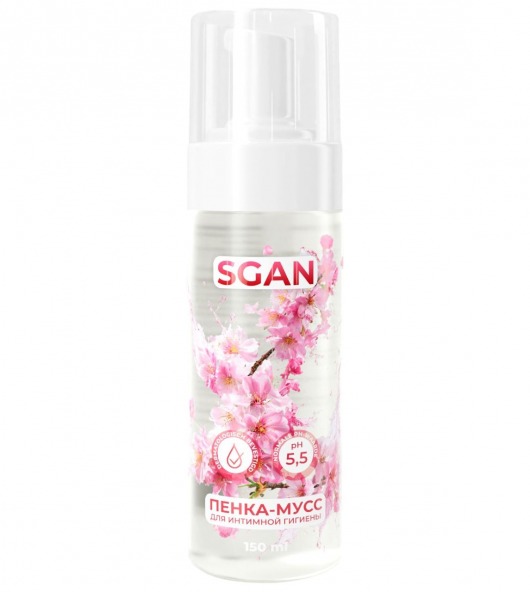 Пенка-мусс для интимной гигиены SGAN с пребиотиками - 150 мл. - SGAN - купить с доставкой в Сыктывкаре