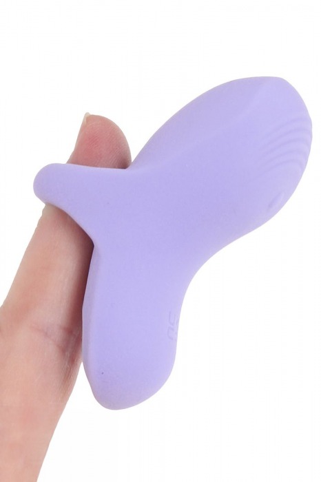 Сиреневый сенсорный вибромассажёр на палец Fuzu Sensa - Fuzu