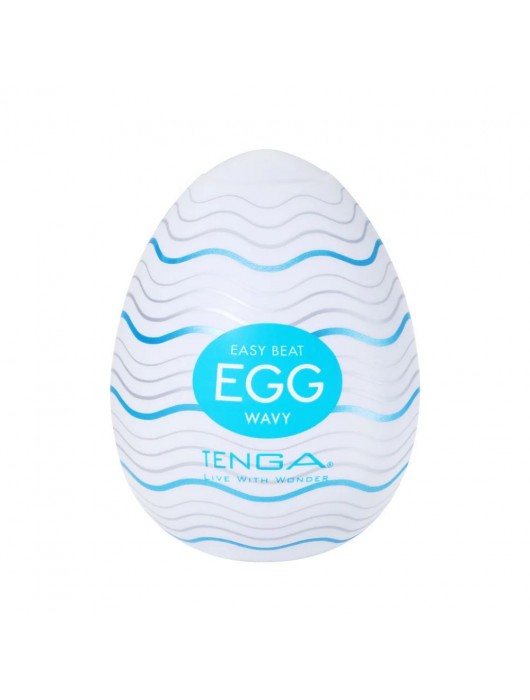 Мастурбатор-яйцо Tenga Egg Wavy - Tenga - в Сыктывкаре купить с доставкой