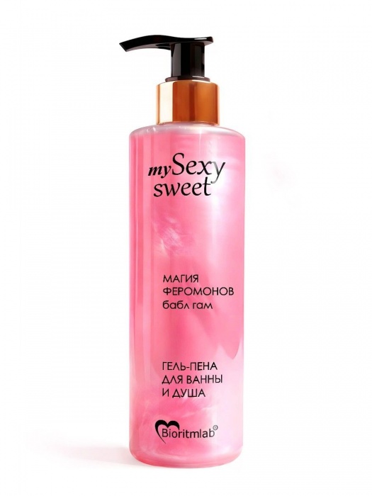 Гель-пена для ванны и душа Sexy Sweet с феромонами и ароматом бабл-гам - 200 мл. -  - Магазин феромонов в Сыктывкаре