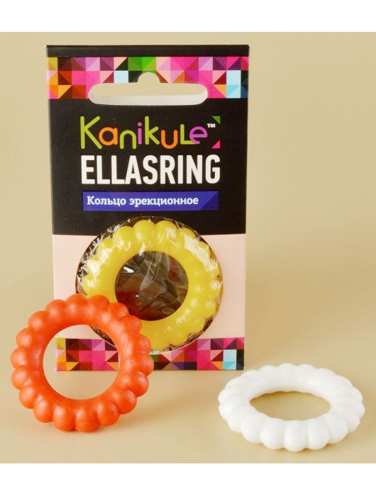 Цветное рельефное эрекционное кольцо Ellasring - Sitabella - в Сыктывкаре купить с доставкой