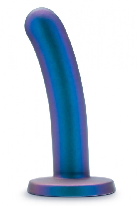 Синяя насадка с гладкой поверхностью Surrender 5.75 Inch Intermediate Pegging Dildo - 14,6 см. - Blush Novelties - купить с доставкой в Сыктывкаре