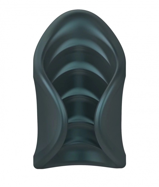 Серый сквозной мастурбатор с вибрацией Manwan Starter - Manwan - в Сыктывкаре купить с доставкой