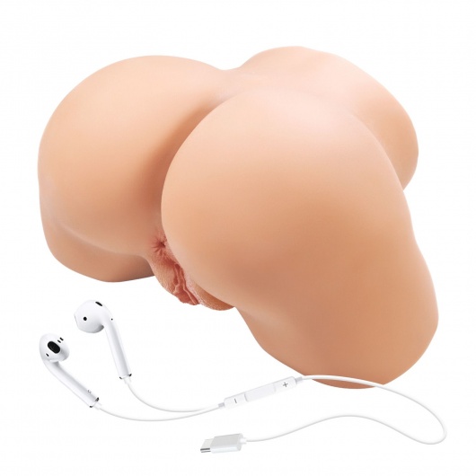 Телесный мастурбатор Olivia с 2 любовными отверстиями - Baile - в Сыктывкаре купить с доставкой