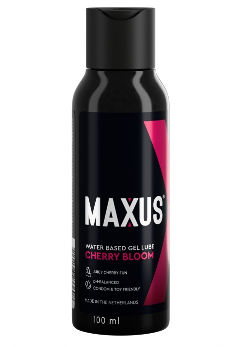 Лубрикант на водной основе MAXUS Cherry Bloom - 100 мл. - Maxus - купить с доставкой в Сыктывкаре