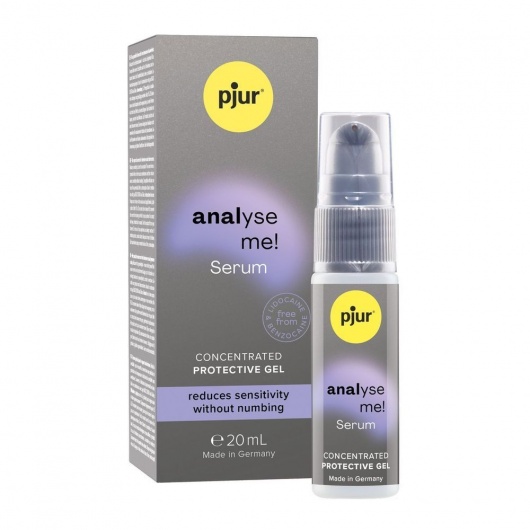 Расслабляющая анальная сыворотка pjur Analyse Me Serum - 20 мл. - Pjur - купить с доставкой в Сыктывкаре