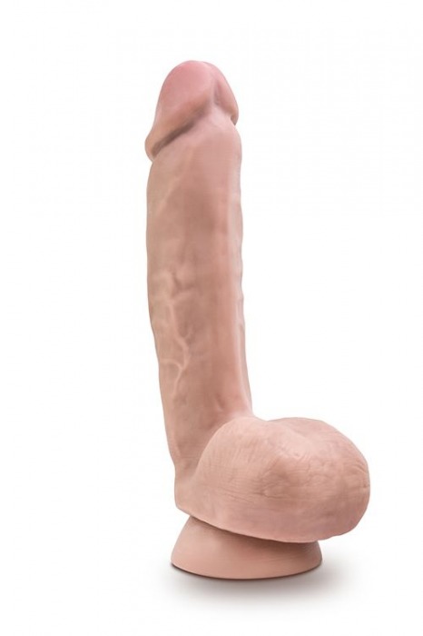 Реалистичный фаллоимитатор с присоской X5 HARD ON BEIGE - 22,2 см. - Blush Novelties