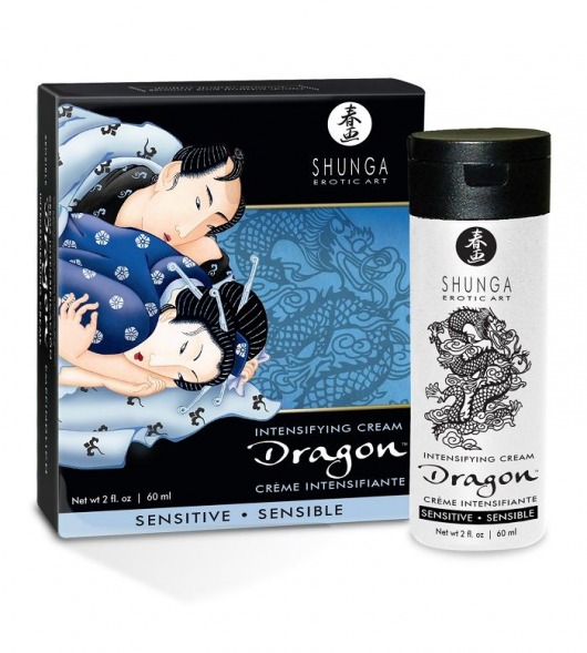 Интимный мужской крем SHUNGA DRAGON SENSITIVE - 60 мл. - Shunga - купить с доставкой в Сыктывкаре