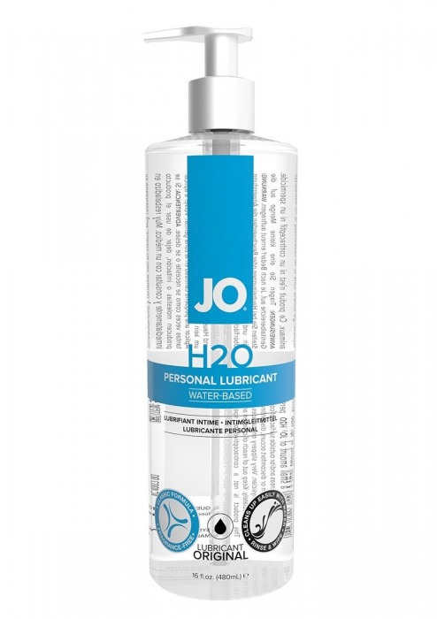 Лубрикант на водной основе JO Personal Lubricant H2O с дозатором - 480 мл. - System JO - купить с доставкой в Сыктывкаре