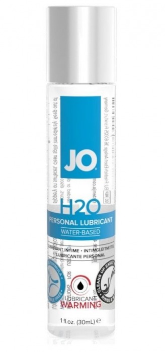 Возбуждающий лубрикант на водной основе JO Personal Lubricant H2O Warming - 30 мл. - System JO - купить с доставкой в Сыктывкаре