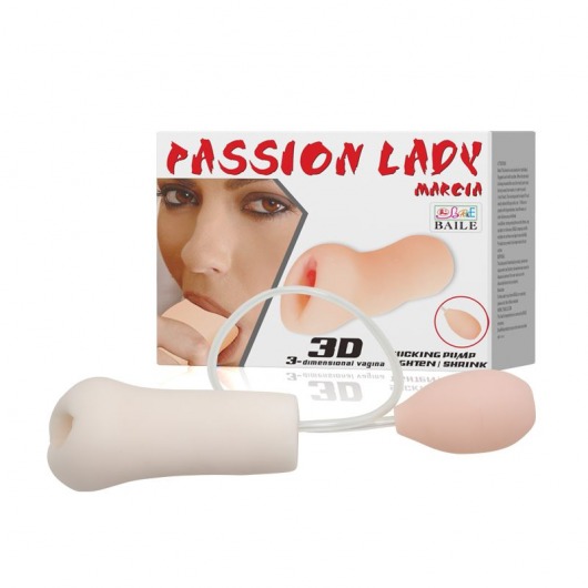Мастурбатор Passion Lady Marcia с грушей для имитации посасывания - Baile - в Сыктывкаре купить с доставкой