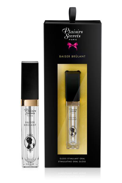 Стимулирующий блеск для губ Baiser Brulant Gloss Plaisirs Secrets - 7 мл. - Plaisir Secret - купить с доставкой в Сыктывкаре