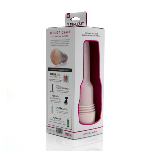 Мастурбатор-вагина Fleshlight Girls - Jessica Drake Heavenly - Fleshlight - в Сыктывкаре купить с доставкой
