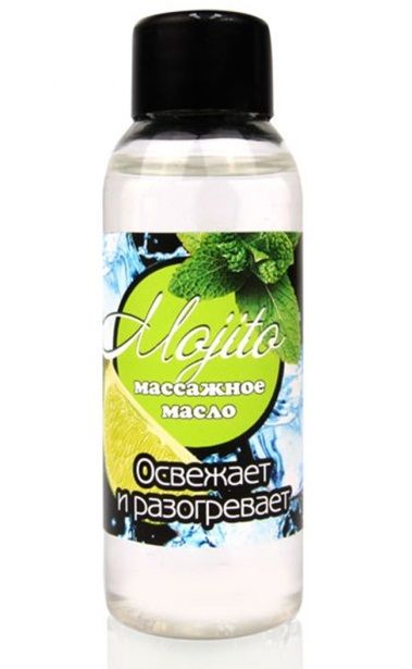 Массажное масло для тела Mojito с ароматом лайма - 50 мл. - Биоритм - купить с доставкой в Сыктывкаре