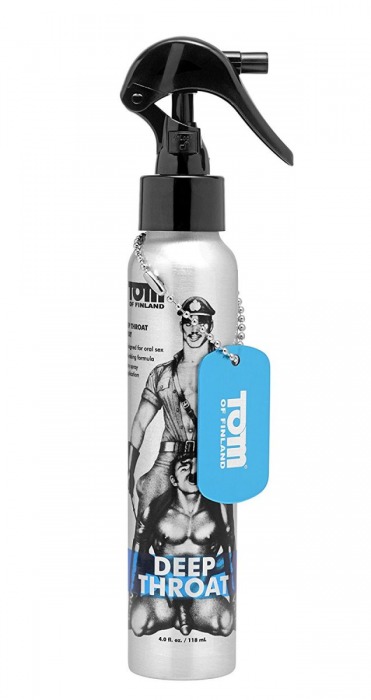 Спрей для лёгкого проникновения во время орального секса Tom of Finland Deep Throat Spray - 118 мл. - Доминирующее кольцо - купить с доставкой в Сыктывкаре