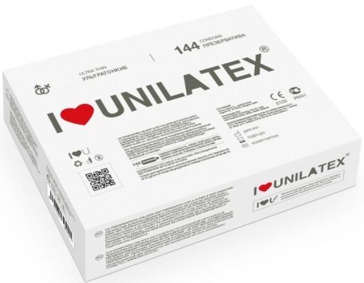 Ультратонкие презервативы Unilatex Ultra Thin - 144 шт. - Unilatex - купить с доставкой в Сыктывкаре