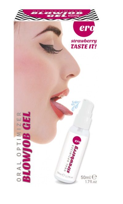 Увлажняющий гель для орального секса с ароматом клубники - 50 мл. - Ero - купить с доставкой в Сыктывкаре