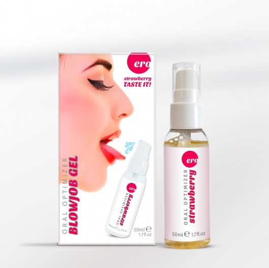 Увлажняющий гель для орального секса с ароматом клубники - 50 мл. - Ero - купить с доставкой в Сыктывкаре