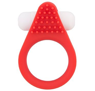 Красное эрекционное кольцо LIT-UP SILICONE STIMU RING 1 RED - Dream Toys - в Сыктывкаре купить с доставкой