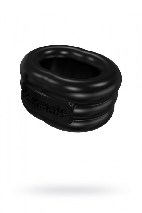 Чёрное эрекционное виброкольцо Stretch - Bathmate - в Сыктывкаре купить с доставкой