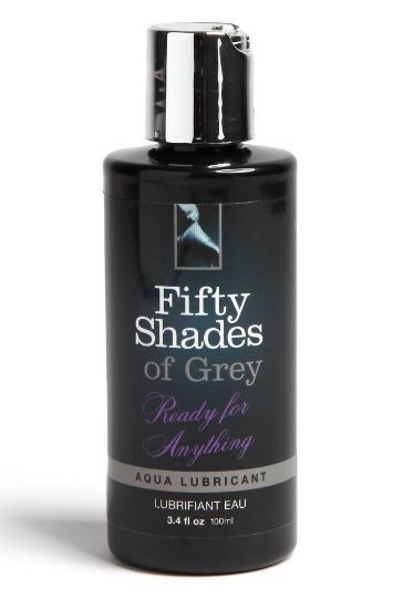 Лубрикант на водной основе Ready for Anything Aqua Lubricant - 100 мл. - Fifty Shades of Grey - купить с доставкой в Сыктывкаре