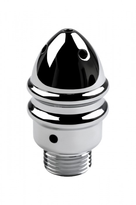 Металлический анальный душ с тремя насадками - ToyFa - купить с доставкой в Сыктывкаре