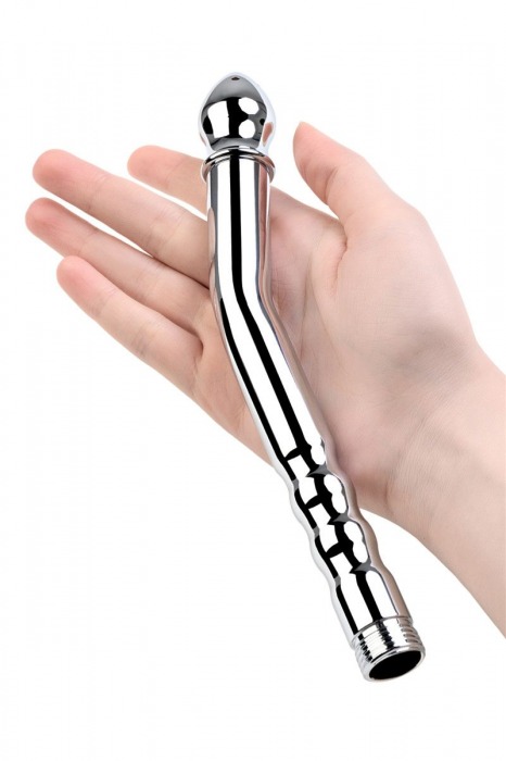 Металлический анальный душ с тремя насадками - ToyFa - купить с доставкой в Сыктывкаре