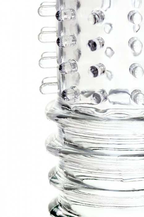 Прозрачная насадка на пенис TOYFA A-Toys с расширенной головкой - 15,3 см. - A-toys - в Сыктывкаре купить с доставкой