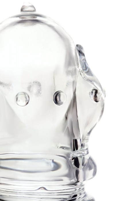 Прозрачная насадка на пенис TOYFA A-Toys с расширенной головкой - 15,3 см. - A-toys - в Сыктывкаре купить с доставкой