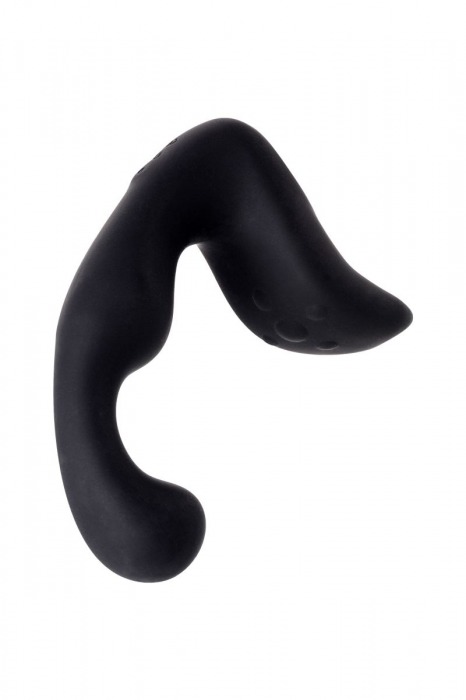 Чёрный изогнутый вибростимулятор простаты Erotist - Erotist Adult Toys - в Сыктывкаре купить с доставкой