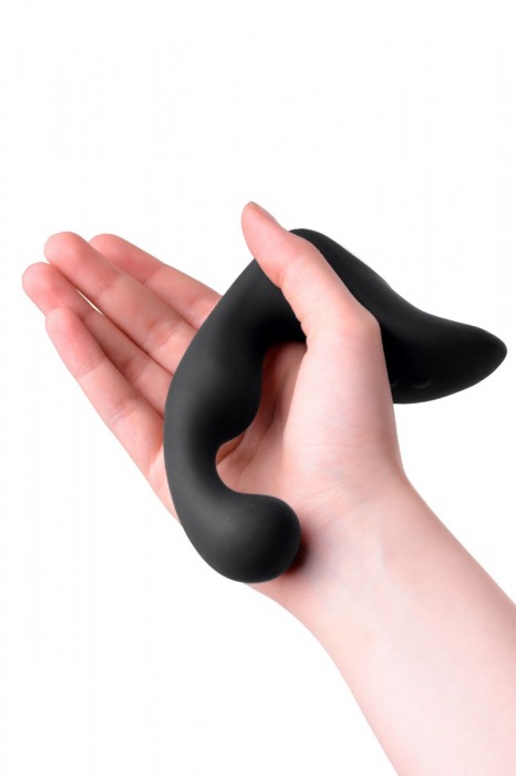 Чёрный изогнутый вибростимулятор простаты Erotist - Erotist Adult Toys - в Сыктывкаре купить с доставкой