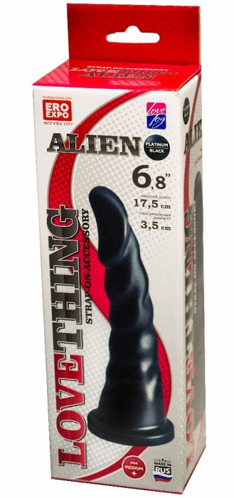 Насадка для трусиков харнесс Alien - 17,5 см. - LOVETOY (А-Полимер) - купить с доставкой в Сыктывкаре